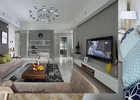 98平田園風(fēng)格三居靜默時(shí)光